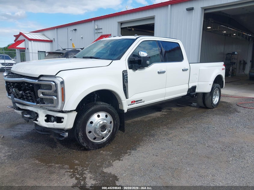 2024 Ford F-450 VIN 1FT8W4DMXREE74186 IAAI salvage auction — FRONT & REAR, Salvage - 75% Or Less (Maryland), sold $30,000 on 2026-07-30 (photo 2)