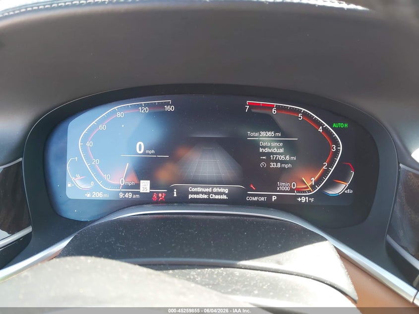 2022 BMW 7er VIN WBA7U2C04NCH50758 IAAI salvage auction — REAR END, Salvage Title, sold $24,750 on 2026-07-20 (photo 7)