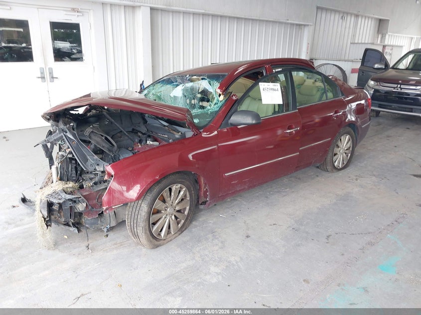 2009 Hyundai Sonata VIN 5NPEU46F49H413519 IAAI salvage auction — ALL OVER, Rebuildable (Florida), sold $300 on 2026-07-17 (photo 2)