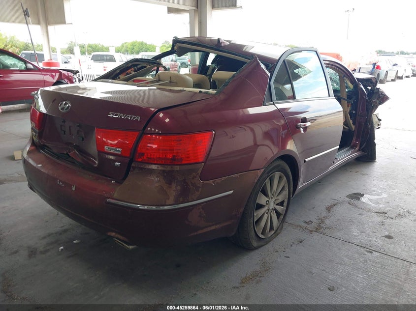 2009 Hyundai Sonata VIN 5NPEU46F49H413519 IAAI salvage auction — ALL OVER, Rebuildable (Florida), sold $300 on 2026-07-17 (photo 4)