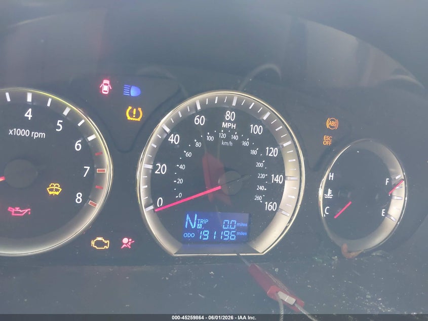 2009 Hyundai Sonata VIN 5NPEU46F49H413519 IAAI salvage auction — ALL OVER, Rebuildable (Florida), sold $300 on 2026-07-17 (photo 7)