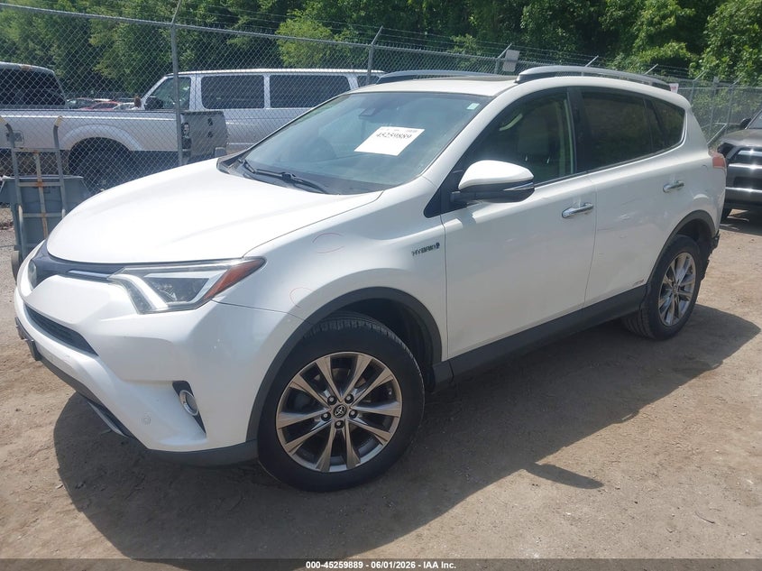 2016 Toyota Rav 4 VIN JTMDJREV2GD012032 IAAI salvage auction — REAR END, Salvage Title, sold $7,400 on 2026-07-07 (photo 2)