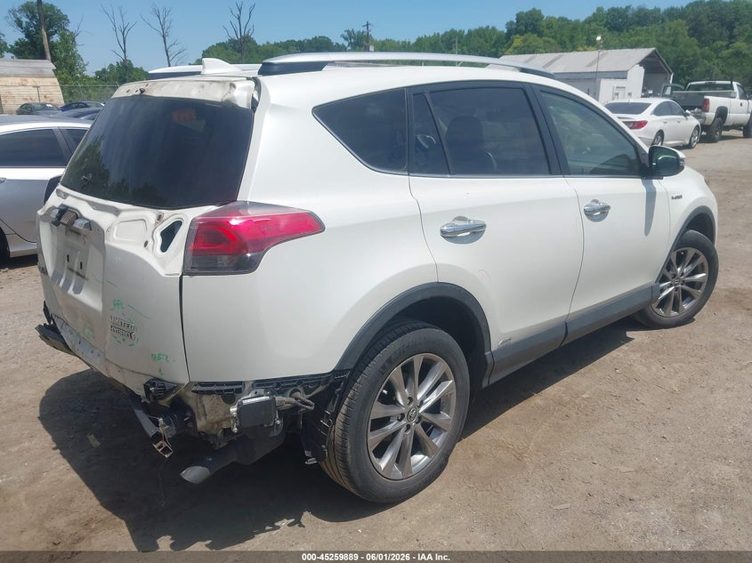 2016 Toyota Rav 4 VIN JTMDJREV2GD012032 IAAI salvage auction — REAR END, Salvage Title, sold $7,400 on 2026-07-07 (photo 4)