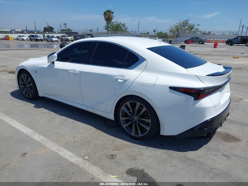 2023 Lexus Is VIN JTHGZ1B27P5063116 IAAI salvage auction — SIDE, Salvage Title, sold $17,900 on 2026-07-22 (photo 3)