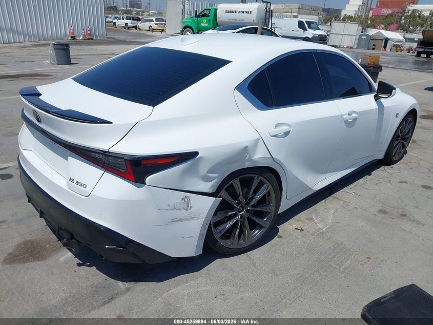 2023 Lexus Is VIN JTHGZ1B27P5063116 IAAI salvage auction — SIDE, Salvage Title, sold $17,900 on 2026-07-22 (photo 4)