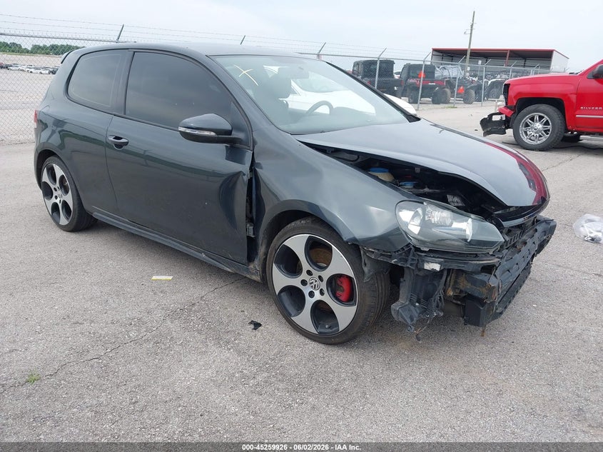 2013 Volkswagen Gti VIN WVWEV7AJ7DW121196 IAAI salvage auction — FRONT END, Salvage Title, sold $2,550 on 2026-07-09 (photo 1)
