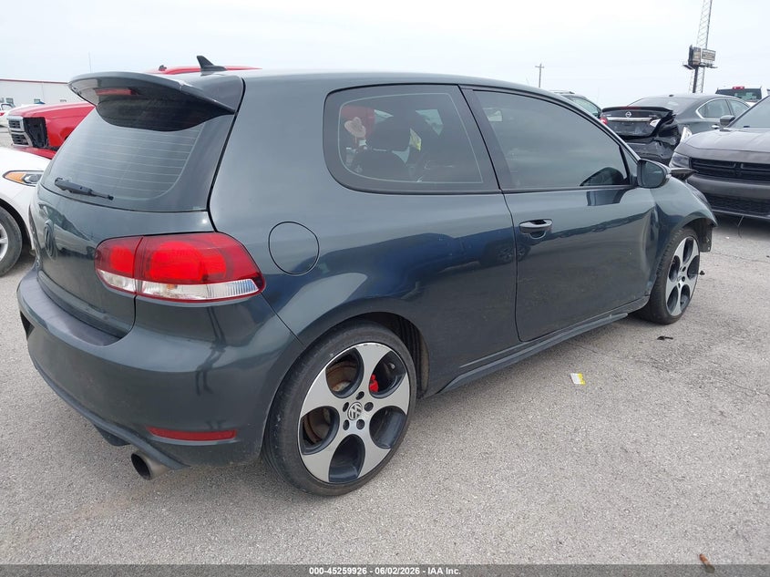 2013 Volkswagen Gti VIN WVWEV7AJ7DW121196 IAAI salvage auction — FRONT END, Salvage Title, sold $2,550 on 2026-07-09 (photo 4)
