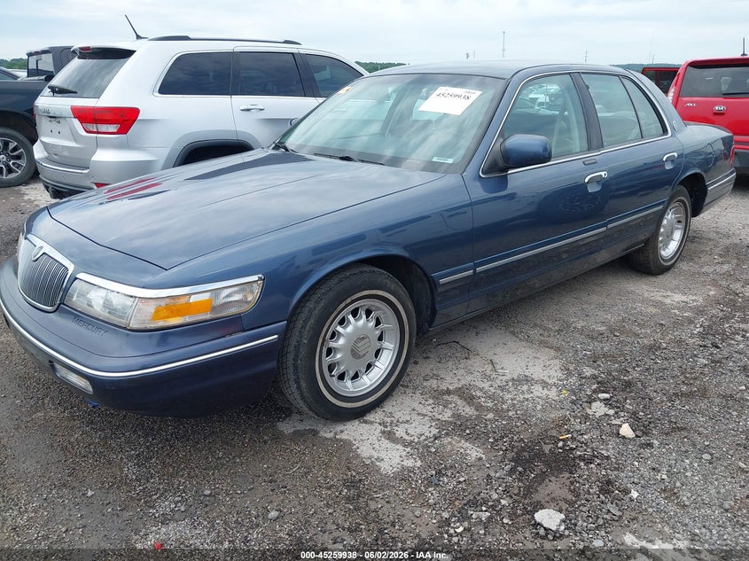 1996 Mercury Grand marquis VIN 2MELM75W2TX649178 IAAI salvage auction — UNKNOWN, Clear (Oklahoma), sold $2,750 on 2026-07-28 (photo 2)