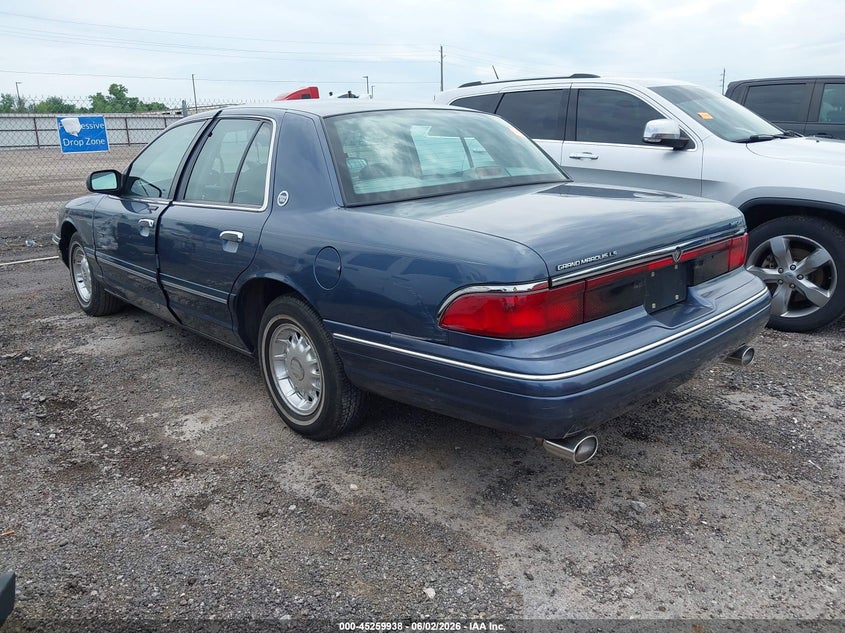 1996 Mercury Grand marquis VIN 2MELM75W2TX649178 IAAI salvage auction — UNKNOWN, Clear (Oklahoma), sold $2,750 on 2026-07-28 (photo 3)