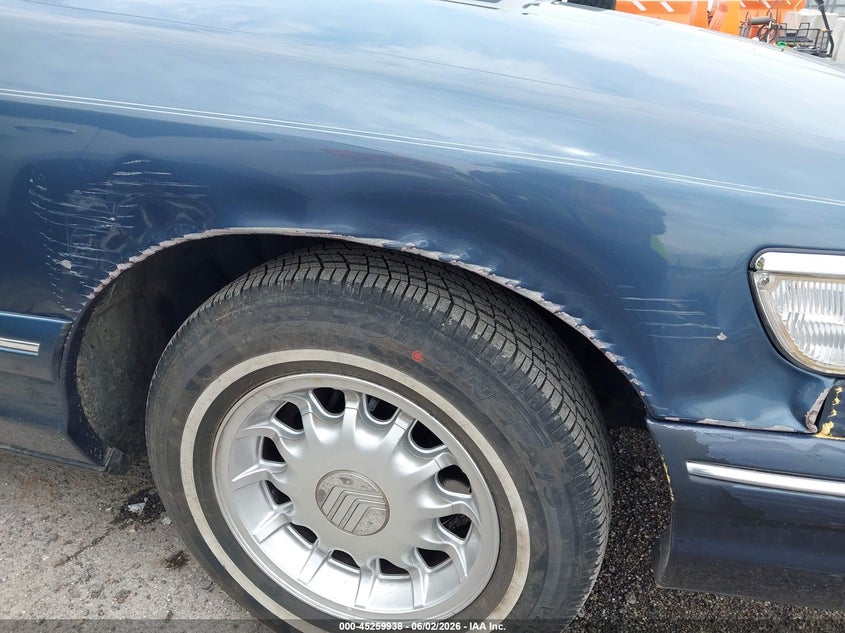 1996 Mercury Grand marquis VIN 2MELM75W2TX649178 IAAI salvage auction — UNKNOWN, Clear (Oklahoma), sold $2,750 on 2026-07-28 (photo 6)
