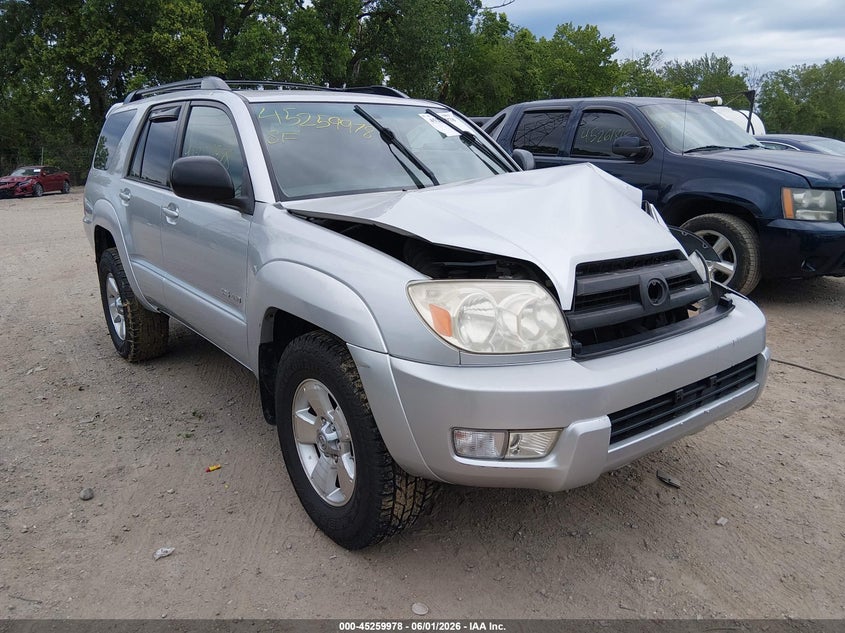 2004 Toyota 4runner VIN JTEBU14R340020871 IAAI salvage auction — FRONT END, Clear (Indiana), sold $1,600 on 2026-07-15 (photo 1)