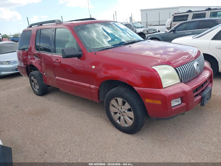 2006 Mercury Mountaineer VIN 4M2EU46E56UJ00577 IAAI salvage auction — SIDE, Clear (Arizona), sold $300 on 2026-07-23 (photo 1)