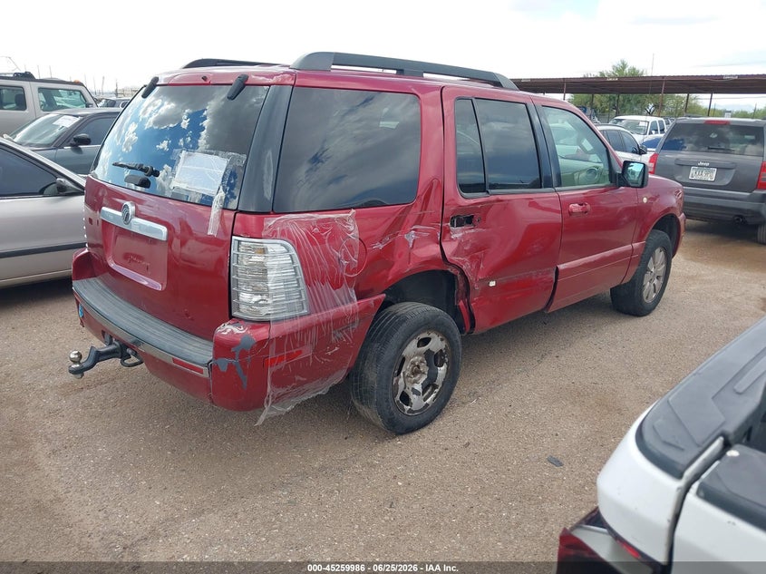 2006 Mercury Mountaineer VIN 4M2EU46E56UJ00577 IAAI salvage auction — SIDE, Clear (Arizona), sold $300 on 2026-07-23 (photo 4)