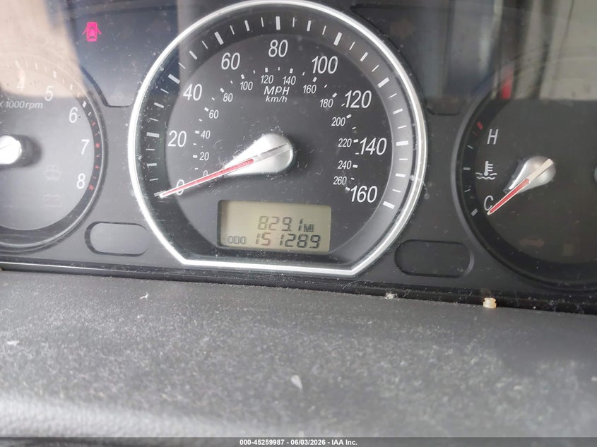 2006 Hyundai Sonata VIN 5NPEU46F16H117188 IAAI salvage auction — FRONT END, Clear (Oklahoma), sold $375 on 2026-07-09 (photo 7)