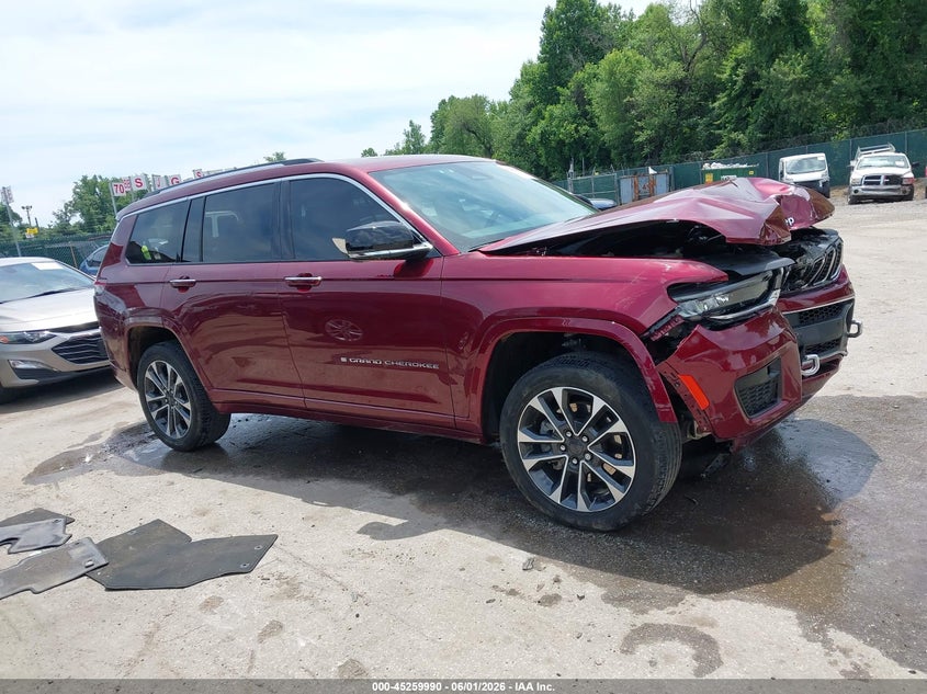 2023 Jeep VIN 1C4RJKDGXP8723406 IAAI salvage auction — FRONT & REAR, Salvage Title, sold $9,650 on 2026-09-11 (photo 1)