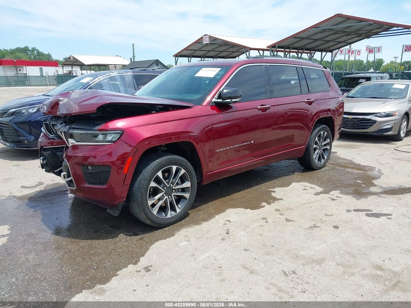 2023 Jeep VIN 1C4RJKDGXP8723406 IAAI salvage auction — FRONT & REAR, Salvage Title, sold $9,650 on 2026-09-11 (photo 2)