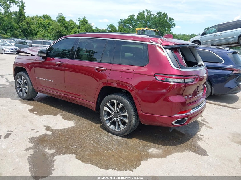 2023 Jeep VIN 1C4RJKDGXP8723406 IAAI salvage auction — FRONT & REAR, Salvage Title, sold $9,650 on 2026-09-11 (photo 3)