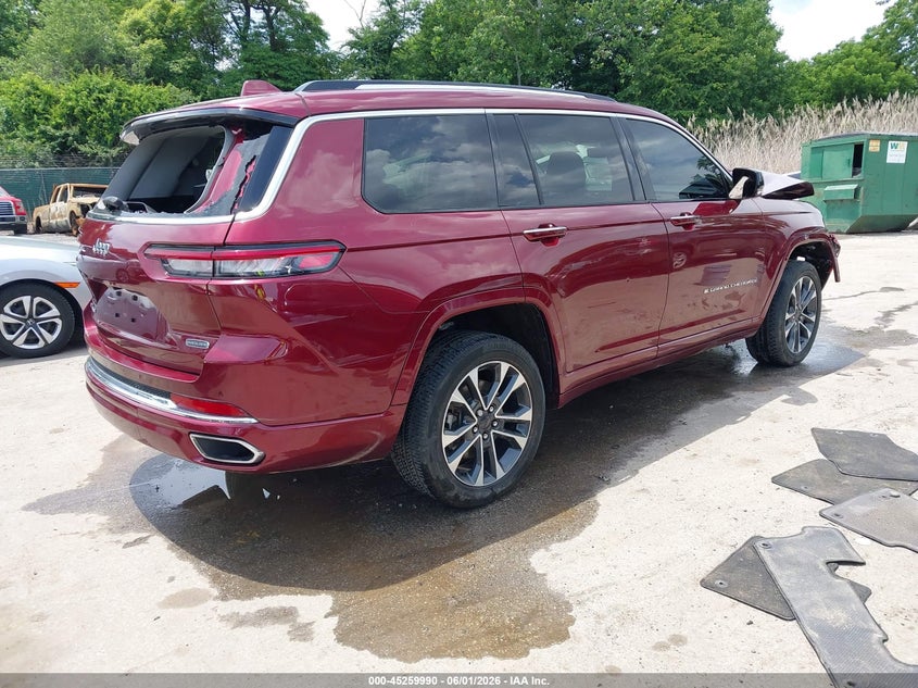 2023 Jeep VIN 1C4RJKDGXP8723406 IAAI salvage auction — FRONT & REAR, Salvage Title, sold $9,650 on 2026-09-11 (photo 4)