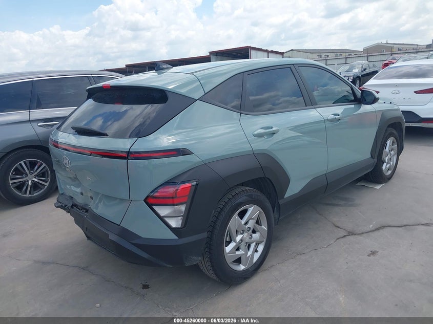 2024 Hyundai Kona VIN KM8HA3AB0RU072481 IAAI salvage auction — REAR END, Original (Texas), sold $5,200 on 2026-07-29 (photo 4)
