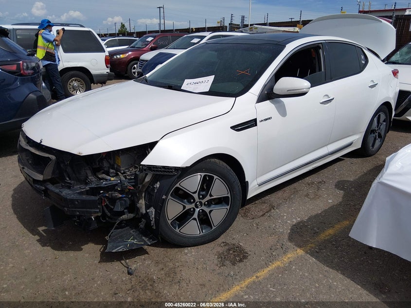 2013 Kia Optima VIN KNAGM4AD3D5046455 IAAI salvage auction — FRONT END, Salvage (Wyoming), sold $450 on 2026-07-28 (photo 2)
