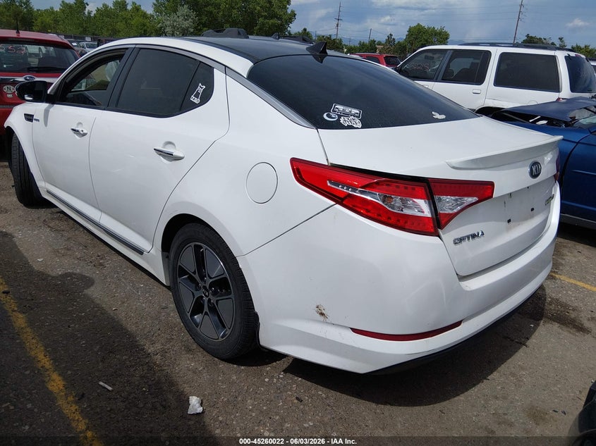 2013 Kia Optima VIN KNAGM4AD3D5046455 IAAI salvage auction — FRONT END, Salvage (Wyoming), sold $450 on 2026-07-28 (photo 3)
