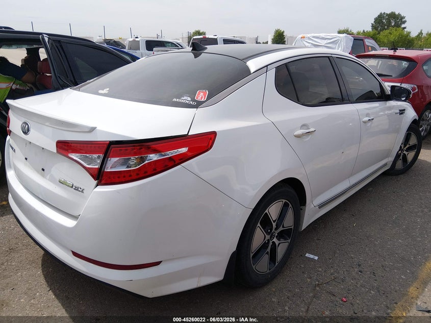 2013 Kia Optima VIN KNAGM4AD3D5046455 IAAI salvage auction — FRONT END, Salvage (Wyoming), sold $450 on 2026-07-28 (photo 4)