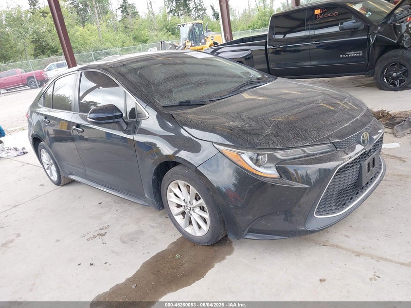 2020 Toyota Corolla VIN JTDFPRAE0LJ036709 IAAI salvage auction — LEFT FRONT, Salvage Title, sold $5,200 on 2026-07-15 (photo 1)