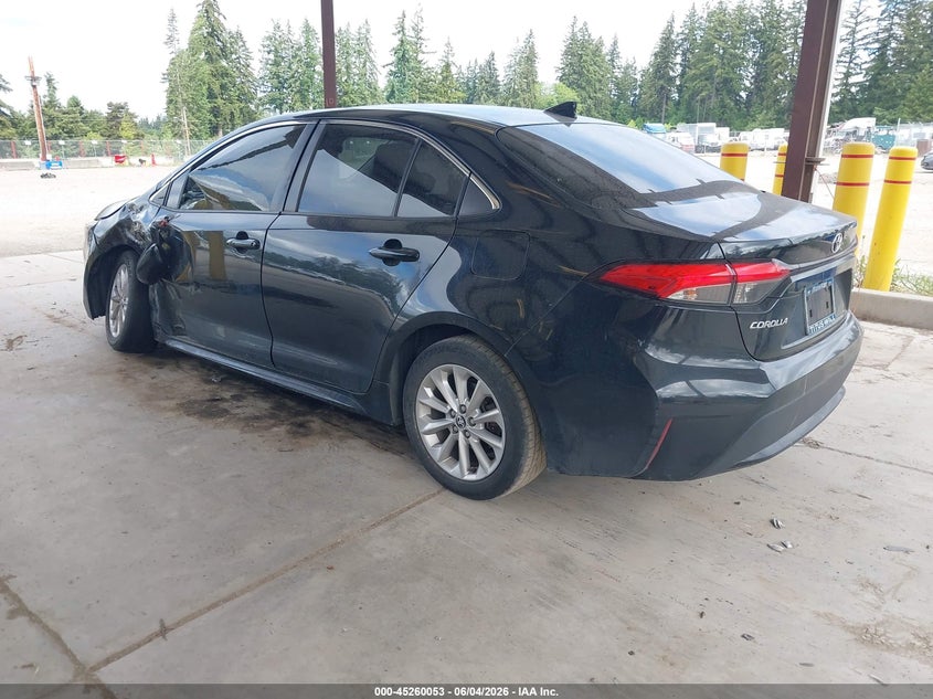 2020 Toyota Corolla VIN JTDFPRAE0LJ036709 IAAI salvage auction — LEFT FRONT, Salvage Title, sold $5,200 on 2026-07-15 (photo 3)