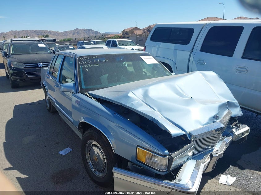 1991 Cadillac Deville VIN 1G6CD53B1M4341288 IAAI salvage auction — FRONT END, Salvage (Arizona), sold $250 on 2026-07-07 (photo 1)