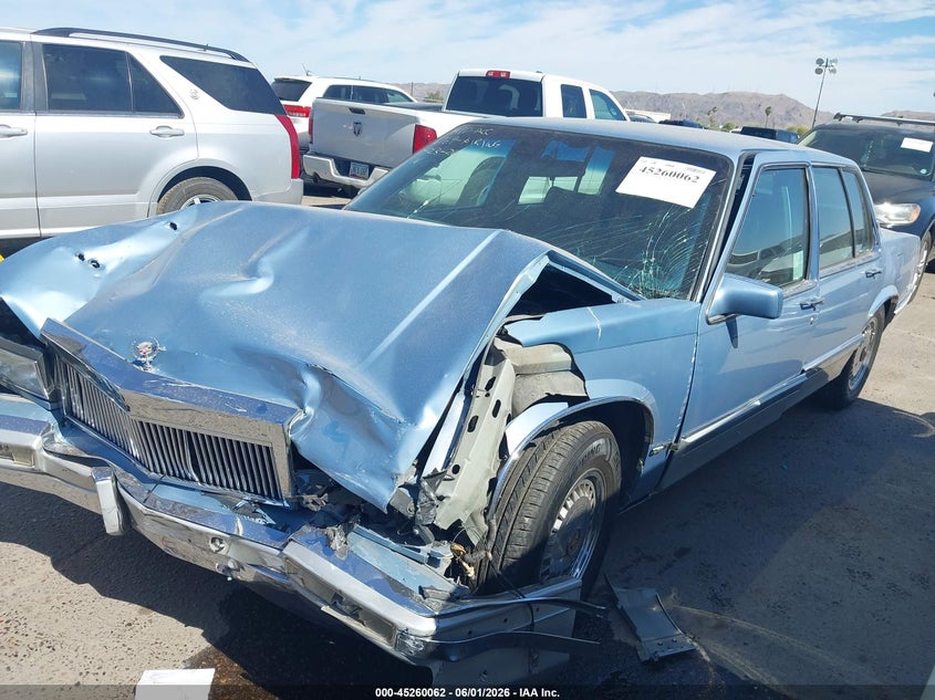 1991 Cadillac Deville VIN 1G6CD53B1M4341288 IAAI salvage auction — FRONT END, Salvage (Arizona), sold $250 on 2026-07-07 (photo 2)