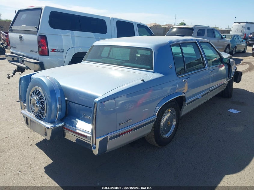 1991 Cadillac Deville VIN 1G6CD53B1M4341288 IAAI salvage auction — FRONT END, Salvage (Arizona), sold $250 on 2026-07-07 (photo 4)