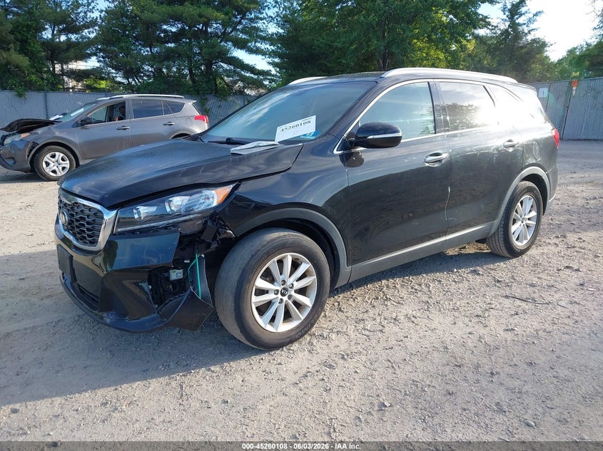 2020 Kia Sorento VIN 5XYPG4A38LG691691 IAAI salvage auction — FRONT END, Salvage Title, sold $2,250 on 2026-07-07 (photo 2)