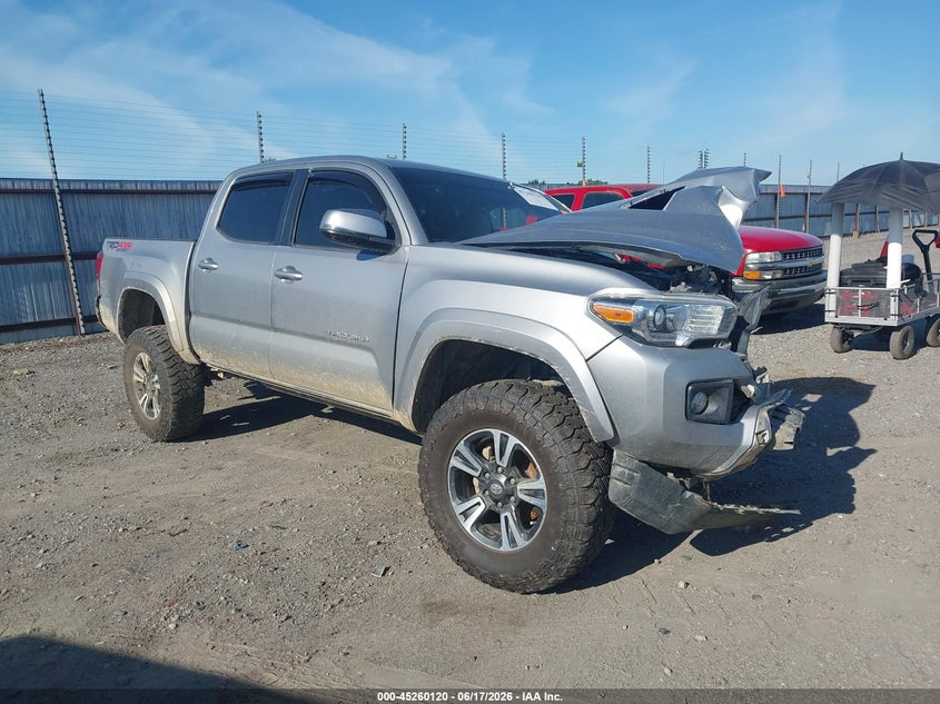 2016 Toyota Tacoma VIN 5TFCZ5AN1GX004294 IAAI salvage auction — FRONT END, Salvage (Arkansas), sold $1,650 on 2026-07-29 (photo 1)