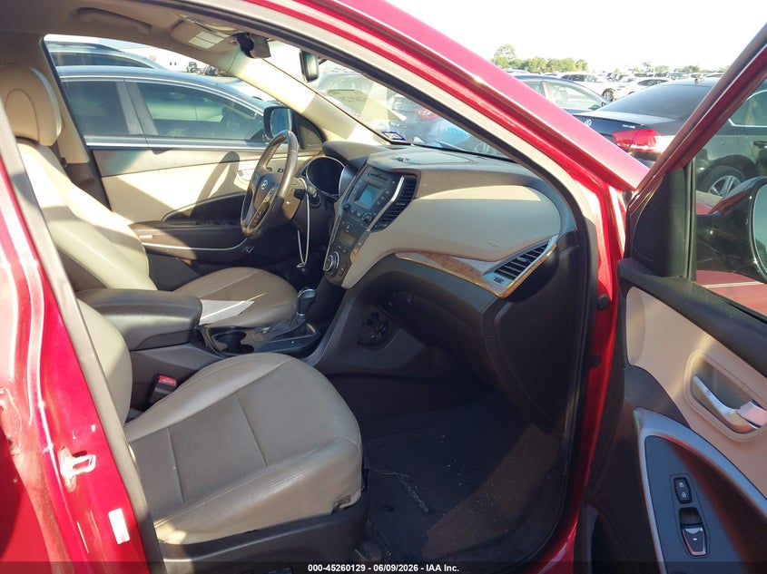 2014 Hyundai Santa fe VIN 5XYZU3LA0EG231662 IAAI salvage auction — NORMAL WEAR, Original (Texas), sold $1,150 on 2026-07-14 (photo 5)