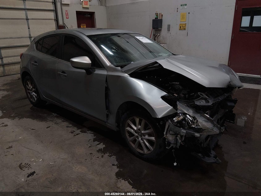 2016 Mazda 3 VIN JM1BM1L7XG1319535 IAAI salvage auction — FRONT END, Salvage (Idaho), sold $575 on 2026-07-31 (photo 1)