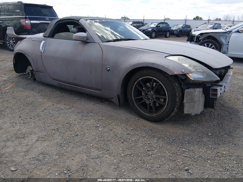 2004 Nissan 350z VIN JN1AZ36A74T015260 IAAI salvage auction — ALL OVER, Salvage (Utah), sold $50 on 2026-07-08 (photo 1)