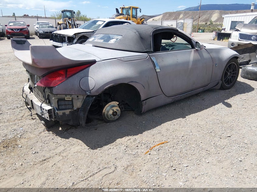 2004 Nissan 350z VIN JN1AZ36A74T015260 IAAI salvage auction — ALL OVER, Salvage (Utah), sold $50 on 2026-07-08 (photo 4)