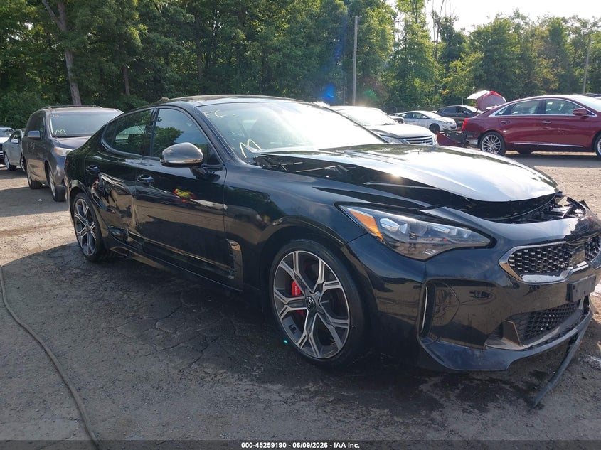 2021 Kia Stinger VIN KNAE45LC7M6090177 IAAI salvage auction — FRONT END, Salvage Title, sold $5,550 on 2026-07-17 (photo 6)