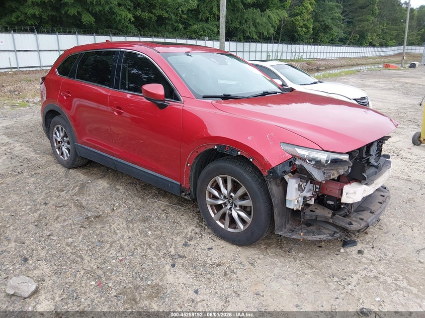 2016 Mazda Cx-9 VIN JM3TCACY0G0126372 IAAI salvage auction — FRONT END, Salvage Title, sold $3,750 on 2026-08-26 (photo 1)