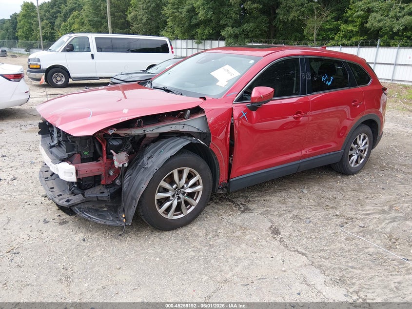 2016 Mazda Cx-9 VIN JM3TCACY0G0126372 IAAI salvage auction — FRONT END, Salvage Title, sold $3,750 on 2026-08-26 (photo 2)