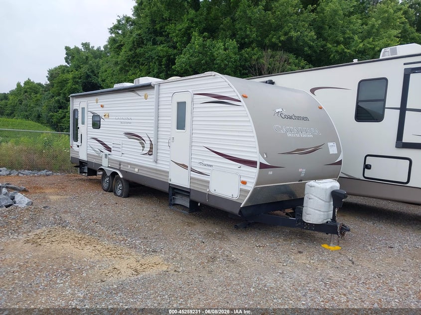 2012 Coachmen Catalina VIN 5ZT2CAUBXCT002650 IAAI salvage auction — UNKNOWN, Salvage (Kentucky), sold $2,900 on 2026-07-14 (photo 1)