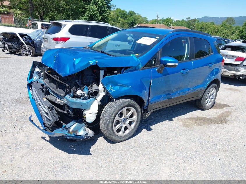 2020 Ford Ecosport VIN MAJ6S3GL8LC364536 IAAI salvage auction — FRONT END, Salvage Title, sold $575 on 2026-07-21 (photo 2)