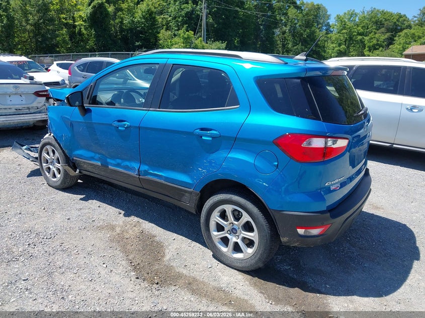 2020 Ford Ecosport VIN MAJ6S3GL8LC364536 IAAI salvage auction — FRONT END, Salvage Title, sold $575 on 2026-07-21 (photo 3)