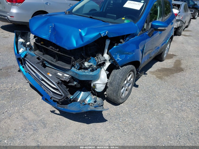 2020 Ford Ecosport VIN MAJ6S3GL8LC364536 IAAI salvage auction — FRONT END, Salvage Title, sold $575 on 2026-07-21 (photo 6)