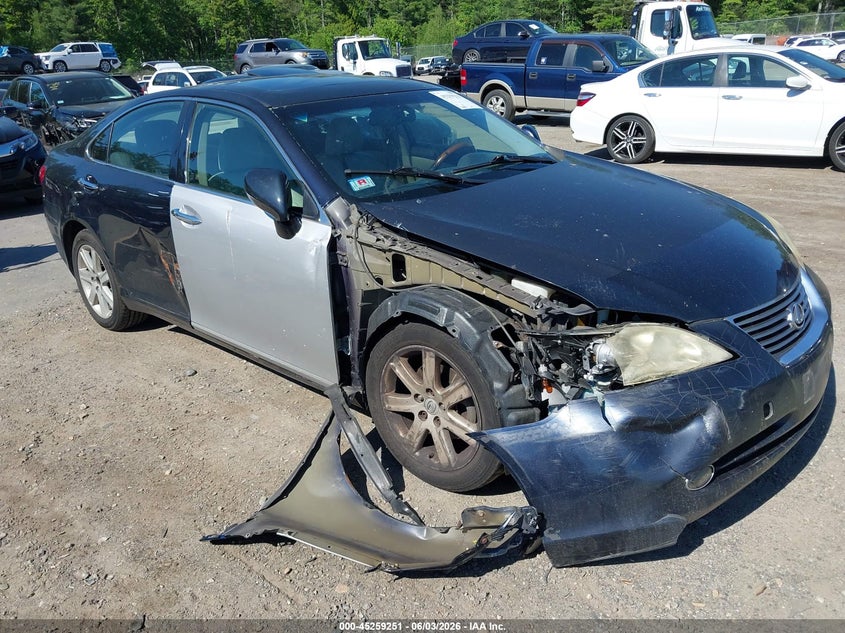 2007 Lexus ES VIN JTHBJ46GX72109502 IAAI salvage auction — FRONT END, Clear (Massachusetts), sold $625 on 2026-07-12 (photo 1)