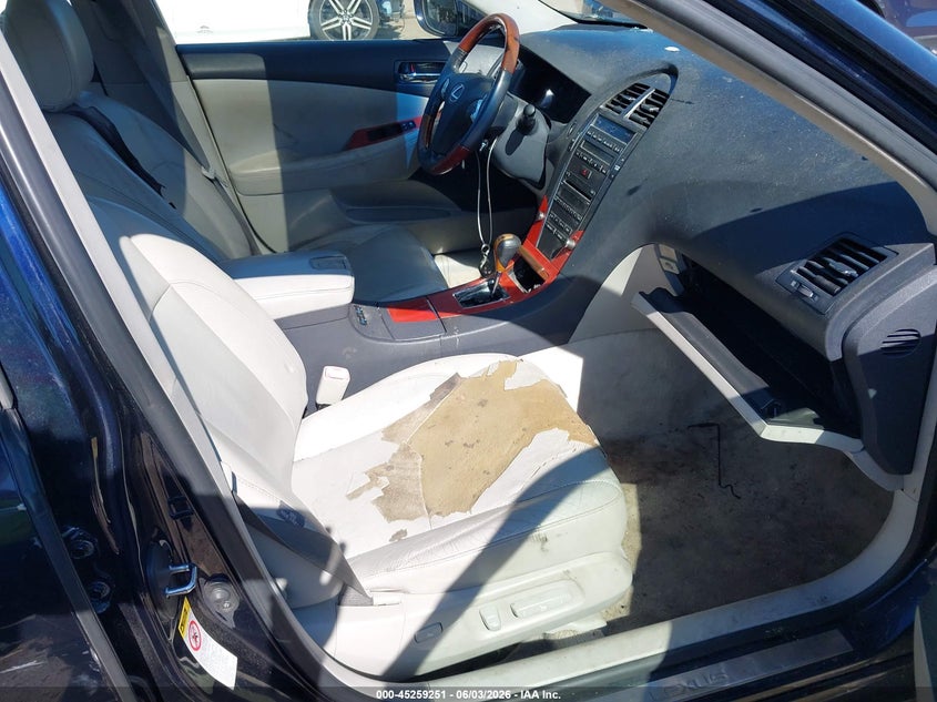 2007 Lexus ES VIN JTHBJ46GX72109502 IAAI salvage auction — FRONT END, Clear (Massachusetts), sold $625 on 2026-07-12 (photo 5)