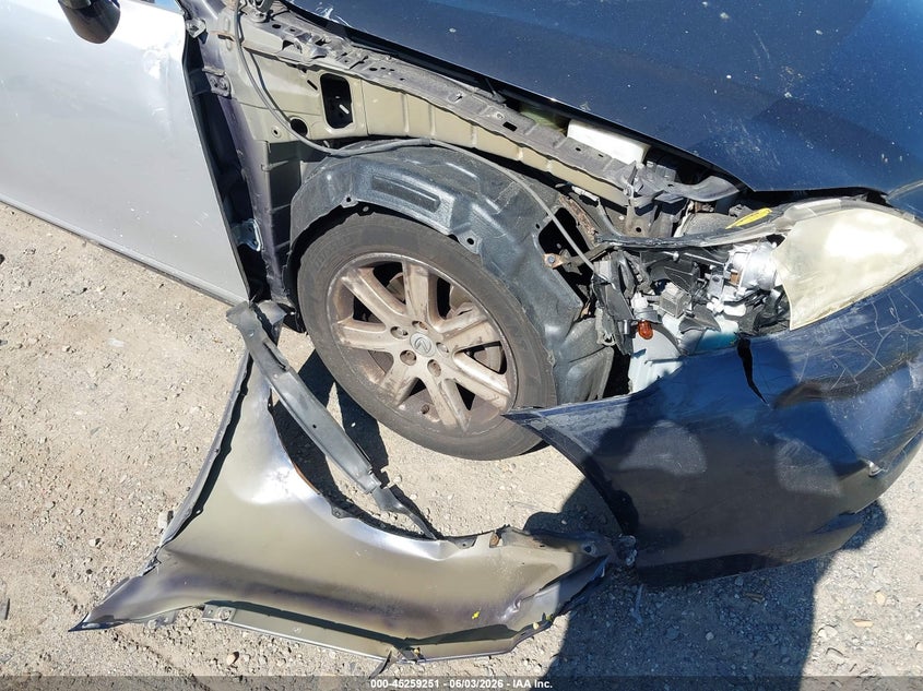 2007 Lexus ES VIN JTHBJ46GX72109502 IAAI salvage auction — FRONT END, Clear (Massachusetts), sold $625 on 2026-07-12 (photo 6)