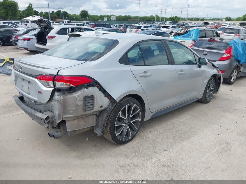 2022 Toyota Corolla VIN 5YFS4MCE2NP129883 IAAI salvage auction — FRONT & REAR, Salvage Title, sold $2,800 on 2026-07-20 (photo 4)