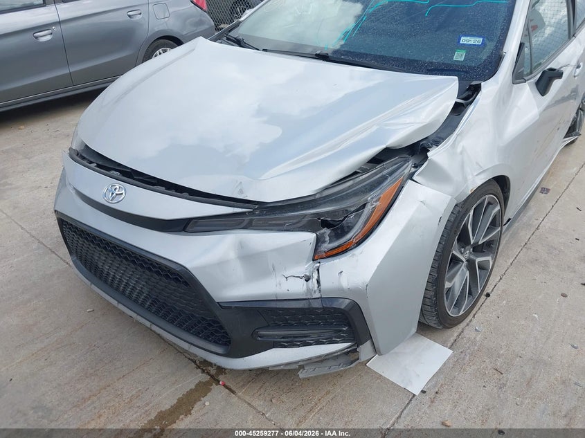 2022 Toyota Corolla VIN 5YFS4MCE2NP129883 IAAI salvage auction — FRONT & REAR, Salvage Title, sold $2,800 on 2026-07-20 (photo 6)