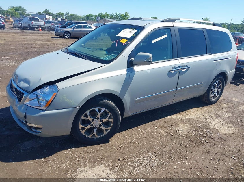 2014 Kia SEDONA VIN KNDMH4C77E6542274 IAAI salvage auction — FRONT END, Salvage (Ohio), sold $1,900 on 2026-07-30 (photo 2)